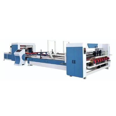 Boutiques de produits alimentaires et de boissons Boîtes en carton ondulées Gluer automatique à dossiers avec tension 380V