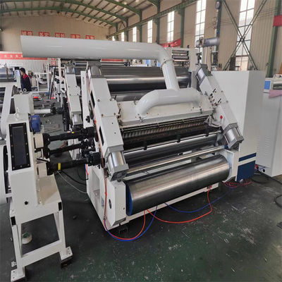6500 KG Machine ondulée à face unique sans doigts pour rouleau et feuille de papier ondulé