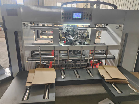 Type d'emballage en film Machine à couture à double servo pour la fabrication avancée de boîtes en carton