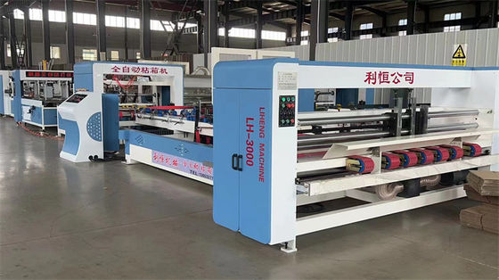 précision Carton ondulé entièrement automatique Pizza Box Folder Gluer pour la demande des clients