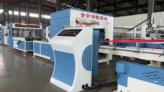 Boîtes de carton ondulées Gluer automatique pour dossiers avec une plage de distance entre les ongles de 30 à 150 mm