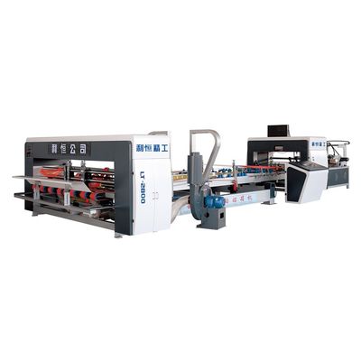 Modèle de pression des fermes boîte ondulée boîte de pliage semi-automatique colleuse pour boîtes jointes de 13000 kg