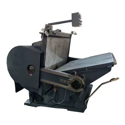 Machine de découpe à la matrice manuelle chinoise pour boîtes en carton ondulé avec entraînement électrique
