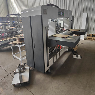 Machine à coudre à deux pièces semi-automatique pour la fabrication de boîtes ondulées