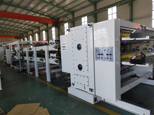 Ligne de production de carton ondulé avec machine à faire bouillir/clipper/coller