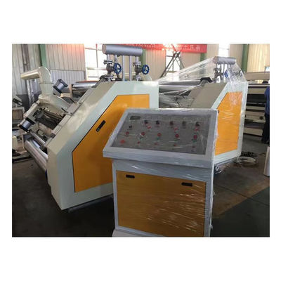 Machine de production de carton ondulé à face unique sans doigts pour rouleaux et feuilles de papier