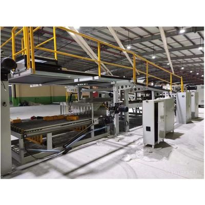 Ligne de production de boîtes de carton ondulées à haute vitesse à 5 plis avec contrôle de fréquence de 0,75 kW