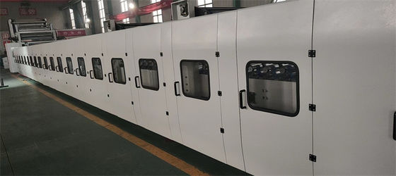 Machine de fabrication de boîtes ondulées automatiques à haute vitesse à 3 plis Modèle et performances les plus récents