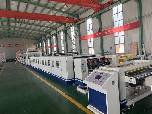 Machine de fabrication de boîtes ondulées automatiques à haute vitesse à 3 plis Modèle et performances les plus récents