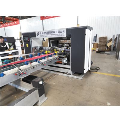 Machine de collage automatique complète pour les cartons à couture de boîtes de carton