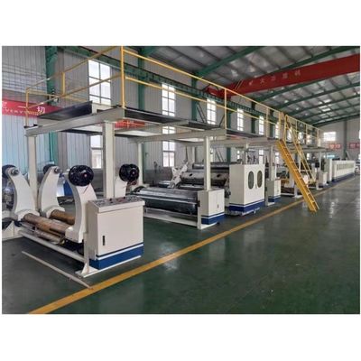 0.75KW sortie horizontale haute vitesse 5 plies carton ondulé ligne de production