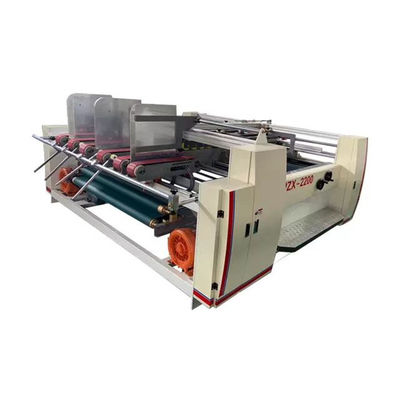 Collageur à double pièce semi-automatique à grande vitesse pour collage de cartons ondulés