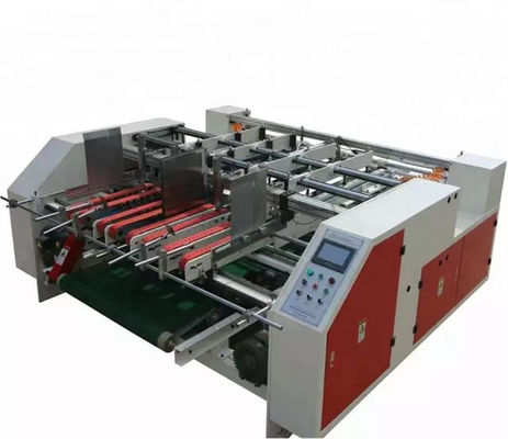 Collageur à double pièce semi-automatique à grande vitesse pour collage de cartons ondulés