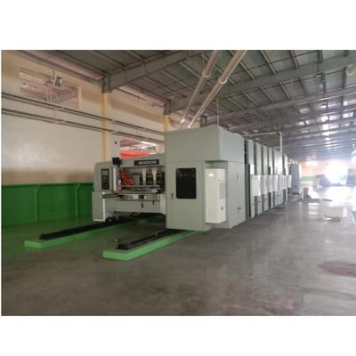 1000 kg Poids 4 Imprimante couleur Slotter Flexo Impression Slotting Machine de découpe sous pression