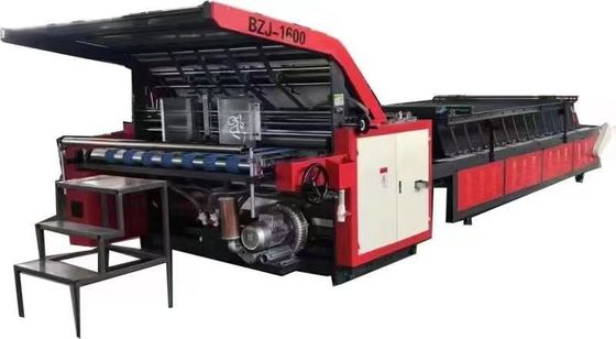 Machine de laminage industriel à flûte semi-automatique à papier ondulé personnalisable