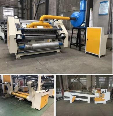 Machine de fabrication de carton ondulé à face unique avec moteur principal de servo de 12,5 kW