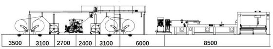 380v Type sans doigts chauffage à vapeur à facette unique 2 plies surdimensionnée ligne de production de carton ondulé machine de fabrication
