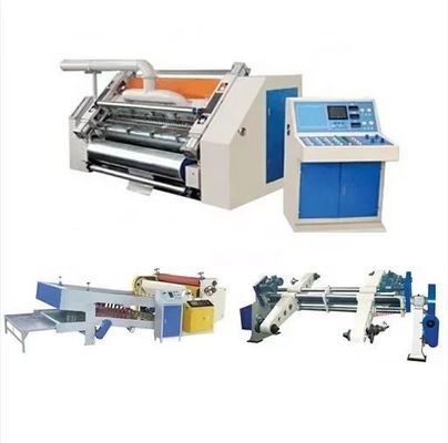 2 couches de carton ondulé en ligne sans doigts de type N F E Flute machine à face unique pour l'emballage
