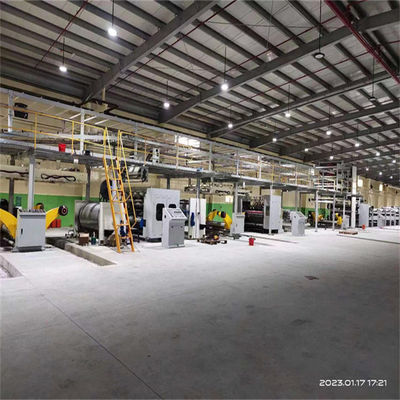 Ligne de production de carton ondulé à haute vitesse 3 Ply 5 Ply pour la maison de professionnels