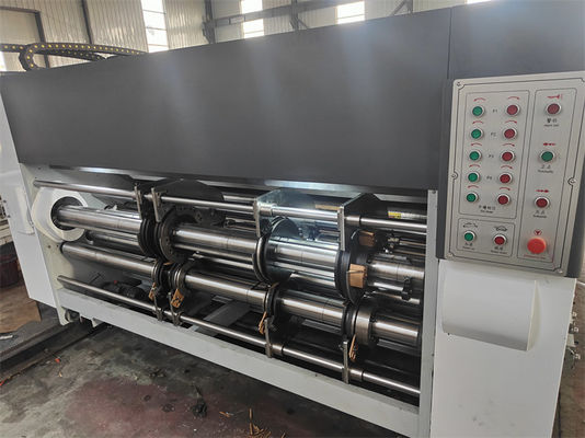 Imprimante à chaîne d'alimentation flexible rotative à fente et machine à découper à la matrice pour imprimerie