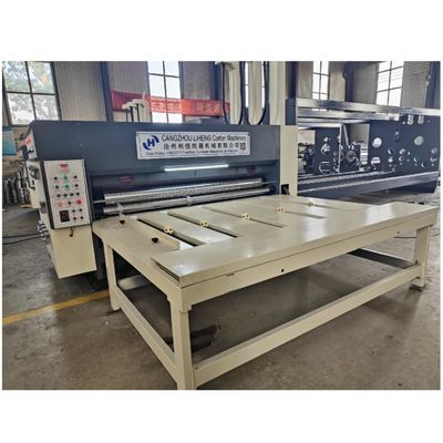 350 Max. profondeur de fente Machine de fabrication de boîtes ondulées semi-automatique avec alimentation en chaîne