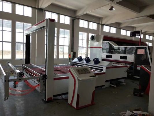 4500 KG Imprimante entièrement automatique à fente à découpe en tuile machine d'empilage de boîtes de carton ondulées pour l'emballage