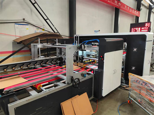 Machine à coller à haute vitesse 4 6 cartouches d'angle pour le pliage et la colle automatique de boîtes en papier