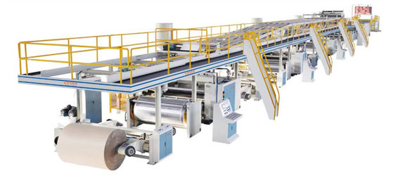 Machine de fabrication de cartons ondulés à haute vitesse 3 plis ligne de production automatique de carton