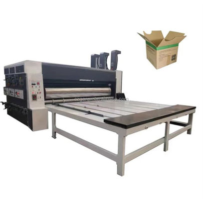 Imprimante d'alimentation à chaîne flexible polyvalente Rotary Slotter And Die Cutter Machine 1500 KG