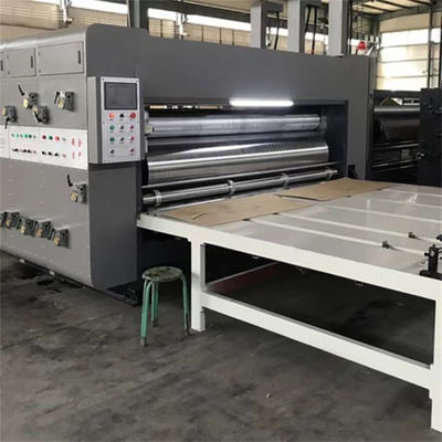 Imprimante à chaîne d'alimentation à haute efficacité Flexo Slotter Die Cutter pour fabrication de boîtes ondulées