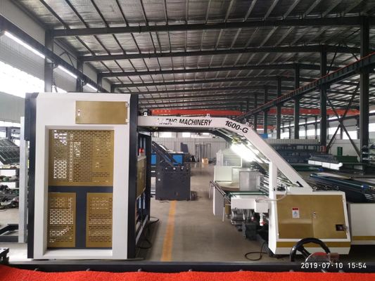 Machine automatique de laminage de papier ondulé à grande vitesse à vitesse maximale de 6000 feuilles/h