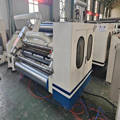 6500 KG Machine ondulée à face unique sans doigts pour rouleau et feuille de papier ondulé
