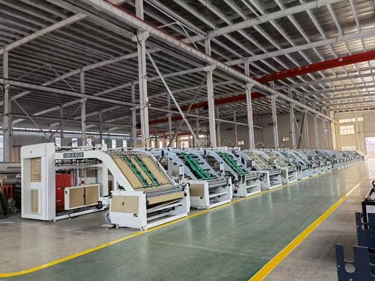 vitesse Laminateur à flûte semi-automatique pour carton ondulé Vitesse maximale 6000 feuilles/h