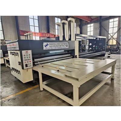 Moteur électrique semi-automatique à chaîne ondulée à alimentation en carton