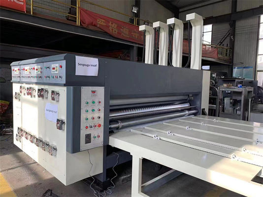 Imprimante et imprimante semi-automatiques à flexion, à découpe, à fente, pour la fabrication de cartons ondulés