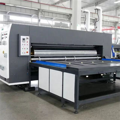 Imprimante et imprimante semi-automatiques à flexion, à découpe, à fente, pour la fabrication de cartons ondulés