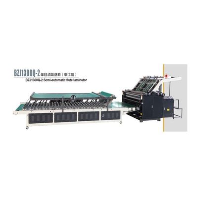 Machine de laminage de carton semi-automatique à facette unique à flûte