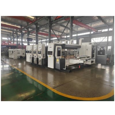 380V vitesse 4 imprimante couleur machine à découper et à découper à la matrice pour emballage ondulé