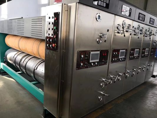 Imprimante en carton ondulé 380V Machine à fendre pour l'impression et le fendage de boîtes de carton