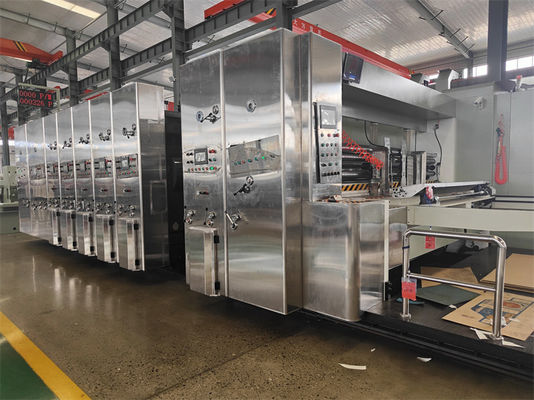 Machine d'impression et de découpe automatique pour l'impression de boîtes de carton ondulées
