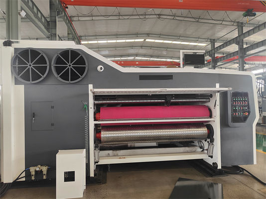 Machine à découper à la matrice à trois couleurs pour la production de cartons ondulés