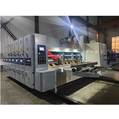 Machine à découper à la matrice à trois couleurs pour la production de cartons ondulés