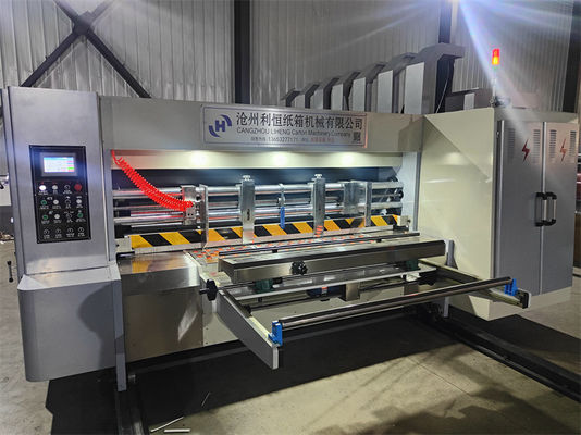 Machine d'impression et de découpe automatique pour l'impression de boîtes de carton ondulées