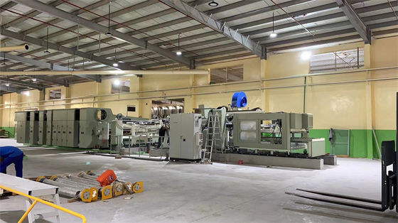 18000 KG machine à découper à la matrice de la chaîne d'alimentation directe