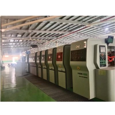 Impression automatique de carton ondulé à fente machine à découper à la matrice facile à utiliser