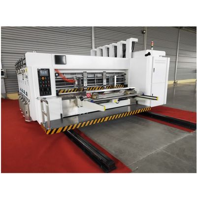 Voltage 380 boîte de carton automatique Flexo Impression à découpe sous pression machine à fente pour boîtes