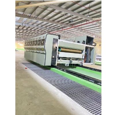 Voltage 380 boîte de carton automatique Flexo Impression à découpe sous pression machine à fente pour boîtes