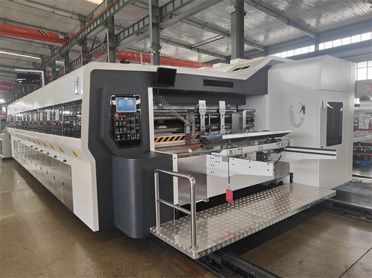 Longue durée de vie Flexo machine pour l'impression et la découpe sous pression de boîtes à fruits à 200 pièces/min
