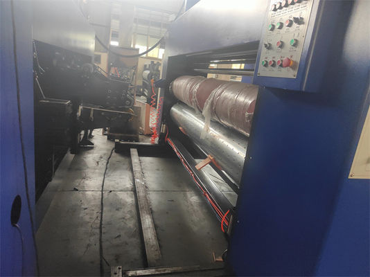 Imprimante flexoprécipitée à haute vitesse, machine à découper à la matrice, machine d'impression de carton pour 18000 kg