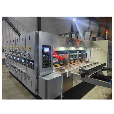 Machine automatique de fabrication d'imprimantes flexoslotter pour carton ondulé